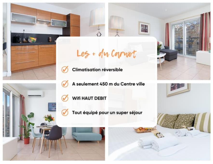 Le Carnot By Apirent #Centre-Ville #Climatisation #Wifi カンヌ エクステリア 写真